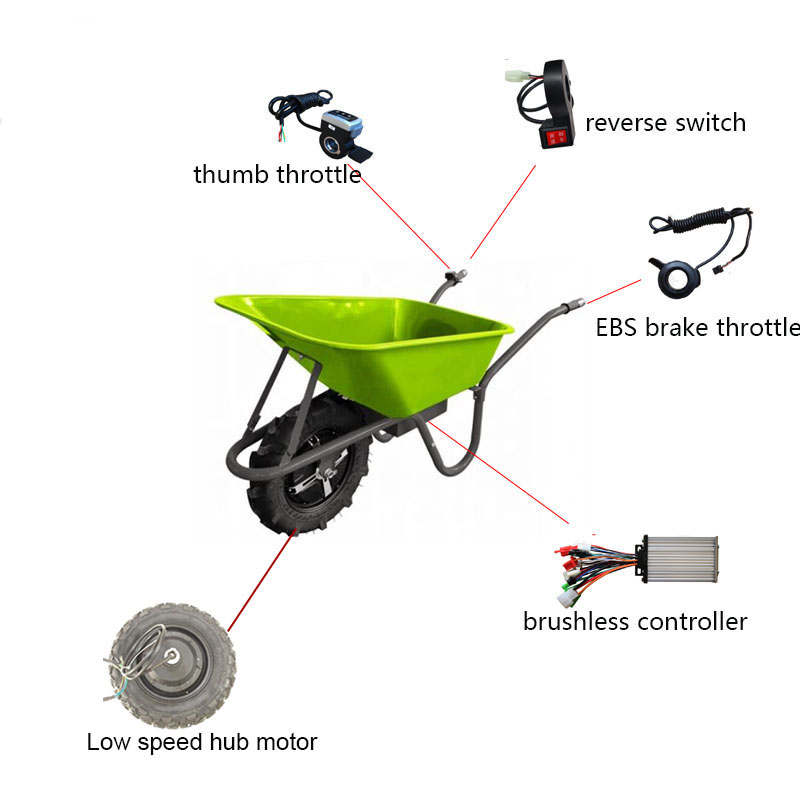 electric garden wheelbarrow